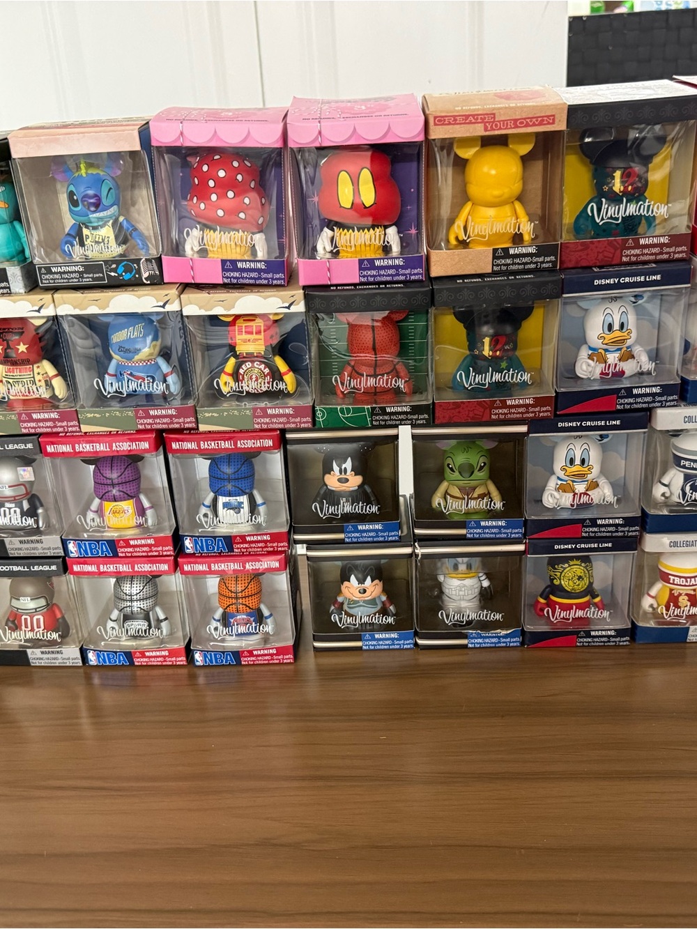 Disney Vinylmation Collectible Figure Set - Multi Color Display